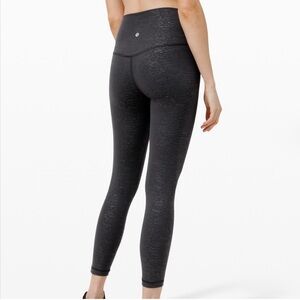 Lululemon Align 25" Code Emboss Black size: 2